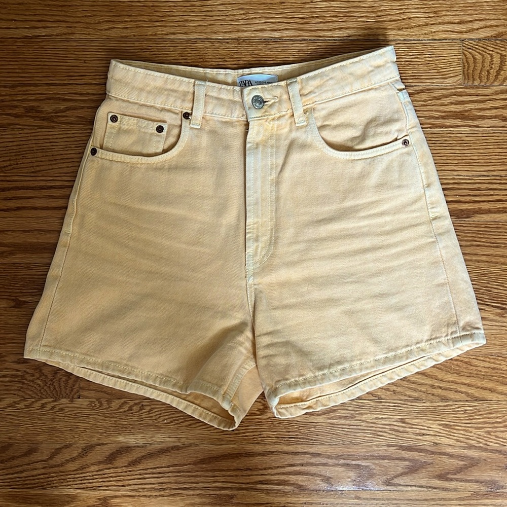 Zara Mom Shorts Size 6 Sherbert